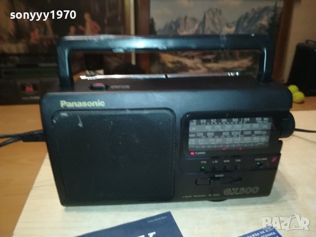 PANASONIC GX500-ВНОС SWISS 0708231440M, снимка 5 - Радиокасетофони, транзистори - 41782801