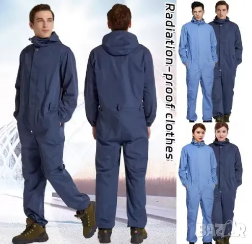 360°Екранирано Защитно Облекло Метални Нишки ЕМП АнтиРадиационен Щит срещу Електромагнитно Излъчване, снимка 9 - Други - 50006327