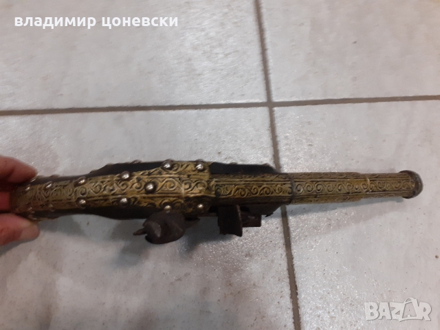 Красив кремъчен пистолет,пищов,оръжие, снимка 6 - Колекции - 36086452
