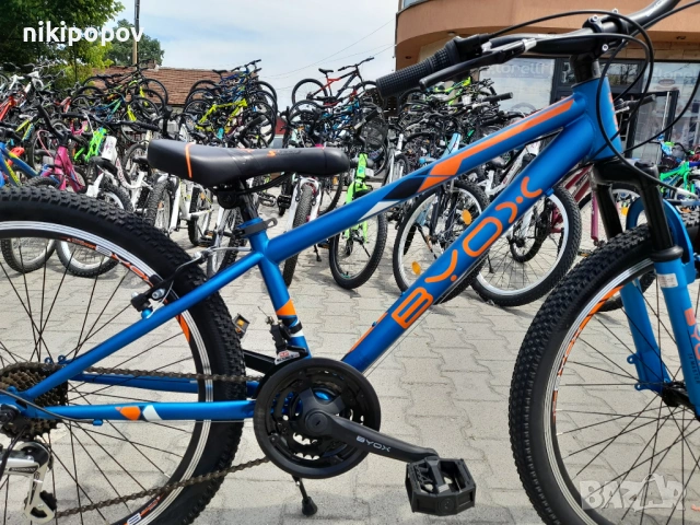 BYOX Велосипед 24" MASTER син, снимка 2 - Велосипеди - 53848612