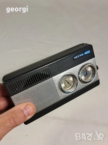 ретро съветско радио транзистор Signal tento 402 , снимка 15 - Радиокасетофони, транзистори - 47959618