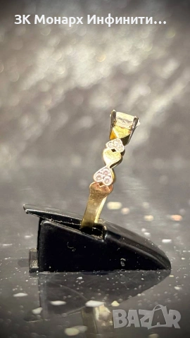 Златен пръстен 14К /585/, снимка 4 - Пръстени - 53725719