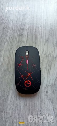 Безжична мишка с RGB подсветка слим, снимка 4 - Клавиатури и мишки - 40197034