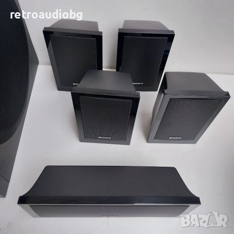 🔉Комплект 6 тонколони за домашно кино Sony SS-WS101, SS-TS102, SS-CT101 с кабели, комплект🔉, снимка 3 - Тонколони - 52514165