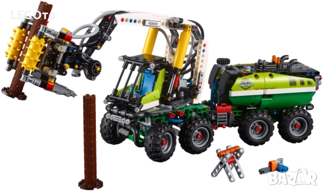 НОВО ЛЕГО 42080 ТЕХНИК - Горска машина LEGO 42080 TECHNIC - Forest Machine, снимка 2 - Конструктори - 52452249