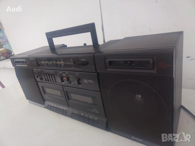 Двукасетъчен радио касетофон HITACHI  TRK-W530E, снимка 8 - Радиокасетофони, транзистори - 52316975
