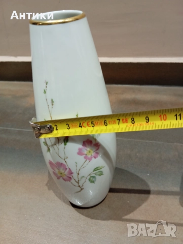 Порцеланова стара маркирана ваза, снимка 9 - Декорация за дома - 52513767