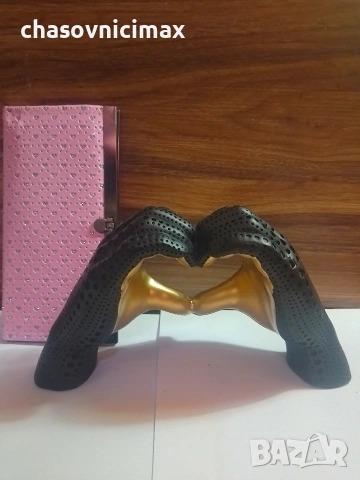 статуетка-сърце с портмоне , снимка 2 - Декорация за дома - 53646438