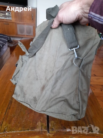 Стара торба от противогаз #2, снимка 5 - Антикварни и старинни предмети - 53623553