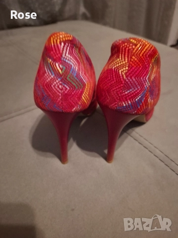 Дамски елегантни обувки 38 номер.Обувани един път ., снимка 3 - Маратонки - 52442491