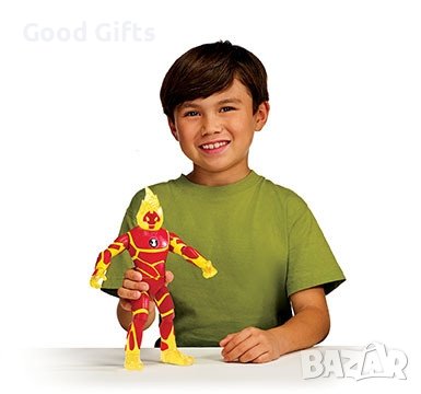 BEN 10 Фигурка DELUXE Four Arms, Diamondhead, Heatblast, снимка 5 - Фигурки - 39949963