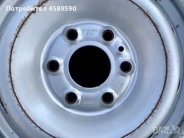 Оригинална джанта 16цола ЕТ68 6x125 за бус/камион Iveco Daily(2006-2025), eDaily(2022-2025). Джантит, снимка 7 - Гуми и джанти - 52732967