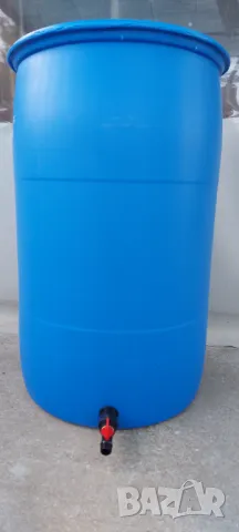 Дебелостенни бидони 2,5мм /220 литр с кран + бърза връзка пригодени за капково напояване и летен душ, снимка 5 - Напояване - 46777490