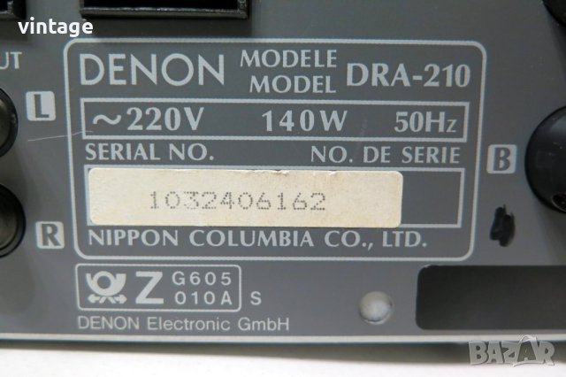 Denon DRA-210_DR-210, снимка 14 - Аудиосистеми - 44217217