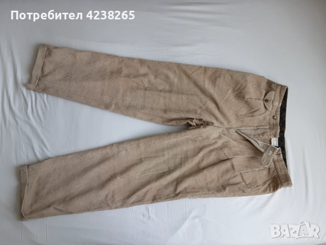 Панталон Brax спортно-елегантен джинсов, нов, светло бежов, снимка 4 - Панталони - 53619532