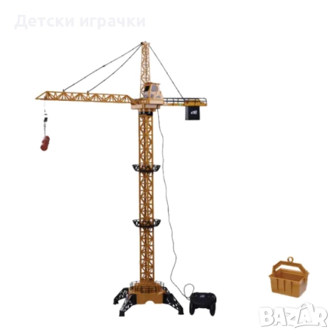 Кран с дистанционно управление 128см R\C, снимка 3 - Коли, камиони, мотори, писти - 52655139