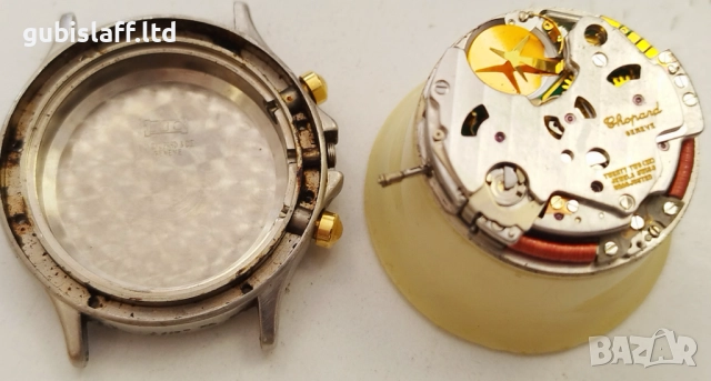 Часовник хронограф Chopard, Geneve, Swiss made, 1990-те год., снимка 10 - Колекции - 51815877