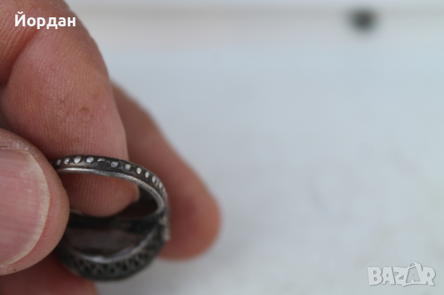 Дамски сребърен пръстен , снимка 7 - Пръстени - 36226128