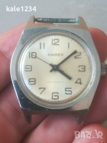 Мъжки часовник KAREX. Germany. Vintage watch. Механичен механизъм Ruhla. 
