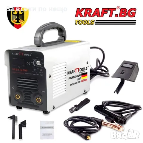 Инверторен електрожен 350А KraftRoyal с маска