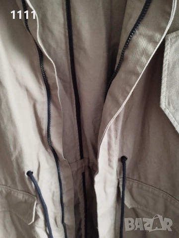 Милитари тренчкот голям размер., снимка 5 - Палта, манта - 51759987