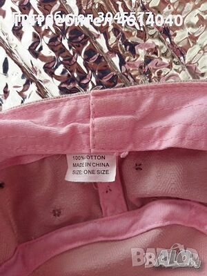 Шапка дамска със стрази размер до 58 см, снимка 3 - Шапки - 52515040