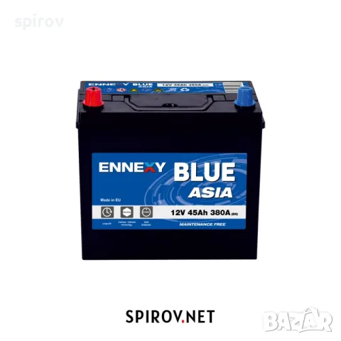 Акумулатор Ennexy Blue Asia JIS 12V 45Ah 380A (L+)