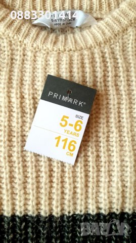 Пуловер Примарк Primark 116 5-6г, снимка 2 - Детски пуловери и жилетки - 42653905