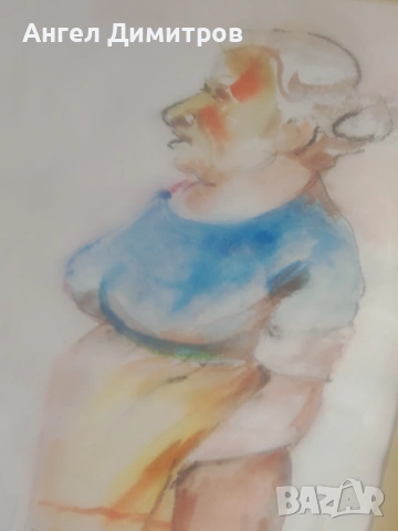 Чудомир прекрасен акварел , снимка 3 - Картини - 53410950