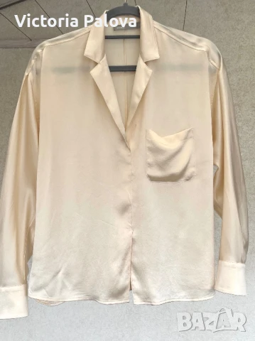LUXURY копринена блуза/риза VINCE., снимка 7 - Ризи - 51424339