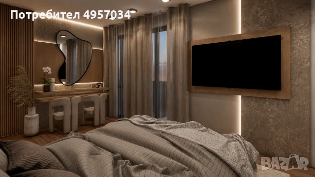 Тристаен апартамент, снимка 13 - Апартаменти - 56384242