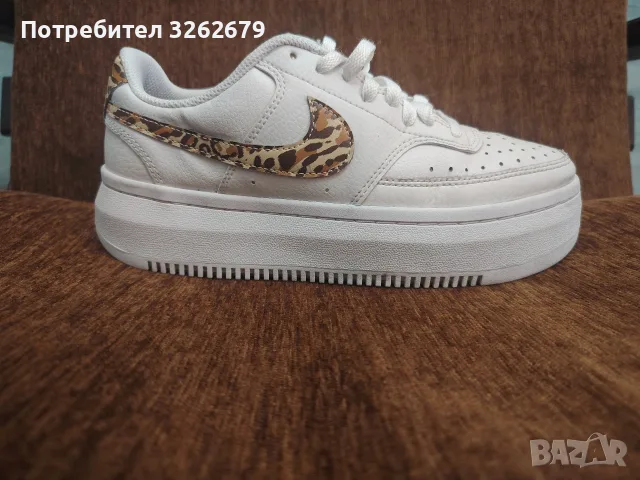 Nike court vision alta чисто нови оригинални естествена кожа размер 39 , снимка 2 - Маратонки - 55936969