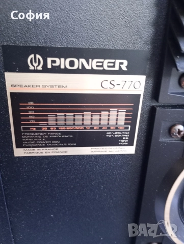 PIONEER CS 770 110., снимка 12 - Тонколони - 52804311