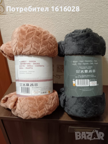 Две нови красиви поларени одеяла., снимка 3 - Олекотени завивки и одеяла - 44659924