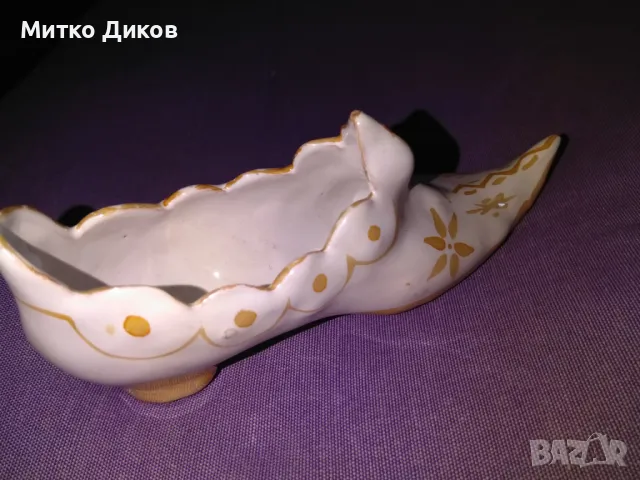 Порцеланова обувчица-става за пепелник или за украса, снимка 3 - Декорация за дома - 47673565