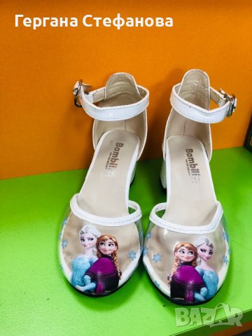 Обувки на ток Елза и Ана Номера-26,27,28,29,30,31,32,33,34,35,36 Цена -38 лв, снимка 2 - Детски обувки - 41291550