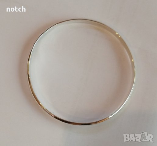 Сребърна гривна, снимка 2 - Гривни - 44148228