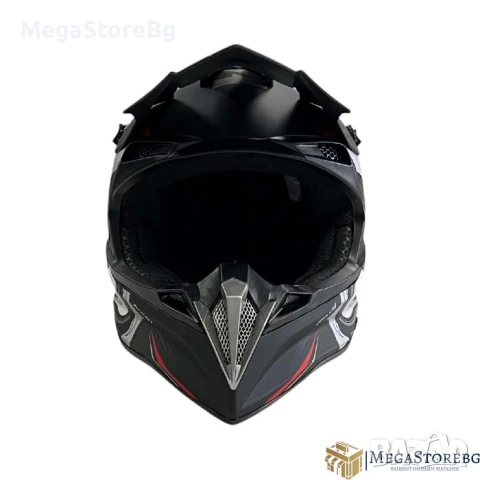 Кросова каска 188 - размер XL - Matt Black/Grey Red, снимка 6 - Аксесоари и консумативи - 50527282