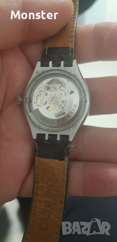  Мъжки часовник -SWATCH Irony Automatic Sceleton 21 jewels Swiss, снимка 3 - Мъжки - 52876088