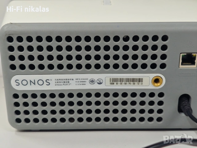 безжична стрийминг тонколона SONOS PLAY 3, снимка 5 - Тонколони - 53855435