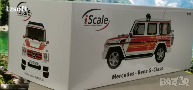 Mercedes-Benz G-Klasse (W463) 215 -Emergency - iScale 1:18, снимка 16 - Колекции - 34746413