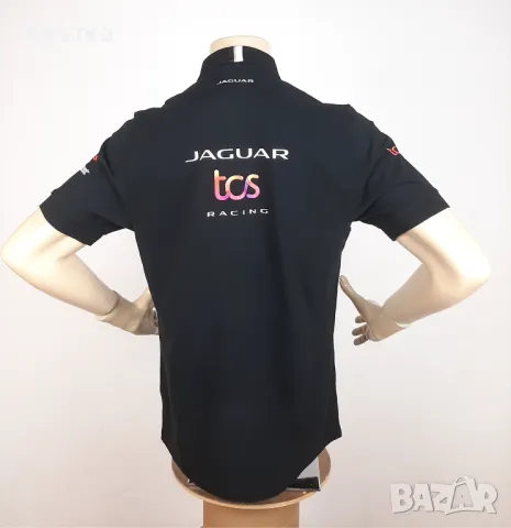 Jaguar Team Racing - Оригинална мъжка тениска с яка размер M, снимка 5 - Тениски - 49463156