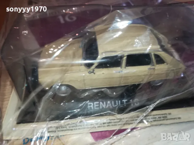 RENAULT 16-МЕТАЛНА КОЛА ЗА КОЛЕКЦИЯ 2911241541, снимка 7 - Колекции - 48155626