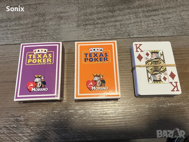 Чисто нови професионални карти за игра Texas hold’ em
