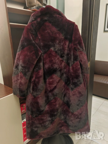 Ново палто Karen Millen, S/M/38 размер, бордо, снимка 2 - Палта, манта - 53175170