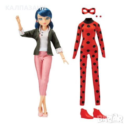 MIRACULOUS Калинката и Котарака Фигура герой Маринет с костюм на Калинката 50356, снимка 2 - Фигурки - 41732888