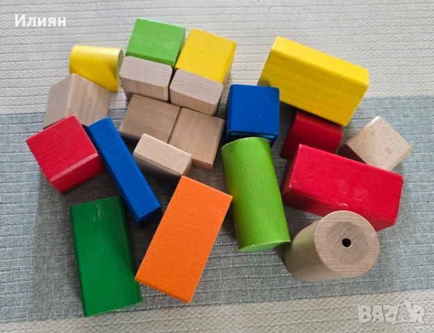 Дървени блокчета за строене