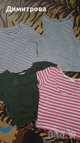 Дамски дрехи ХС,С, снимка 4 - Тениски - 52068972