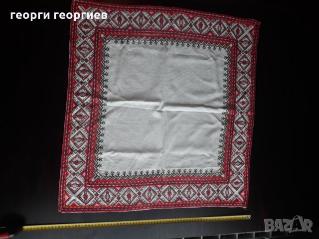 Покривка, каре, ръчмо плетиво, неизползвани, по 5 лв, снимка 3 - Покривки за маси - 33845782