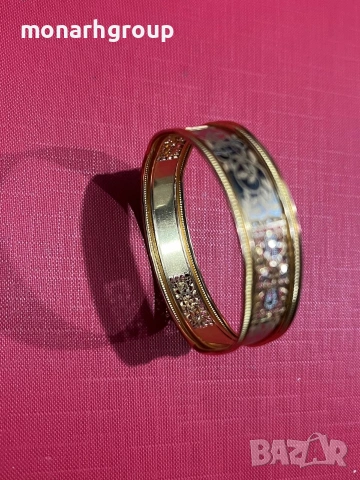 Златна гривна 21К, снимка 2 - Гривни - 53445284